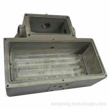 Die-casting Box, CNC-machining, Sand Blast, Made of ADC12 and A380